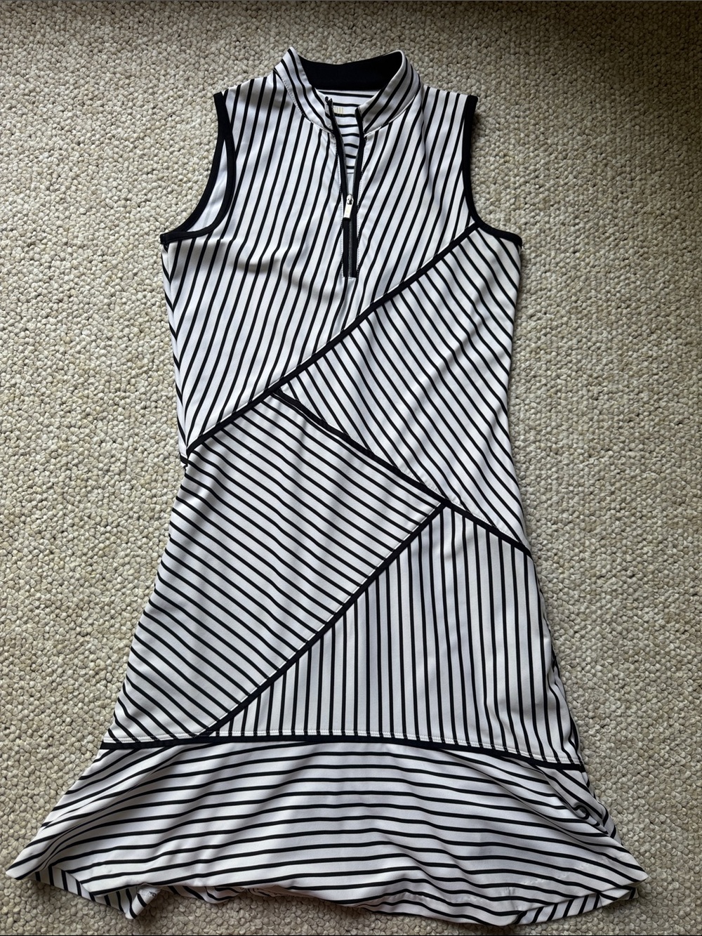 Tail Striped Sleeveless Athletic Golf Tennis Dress Size XS